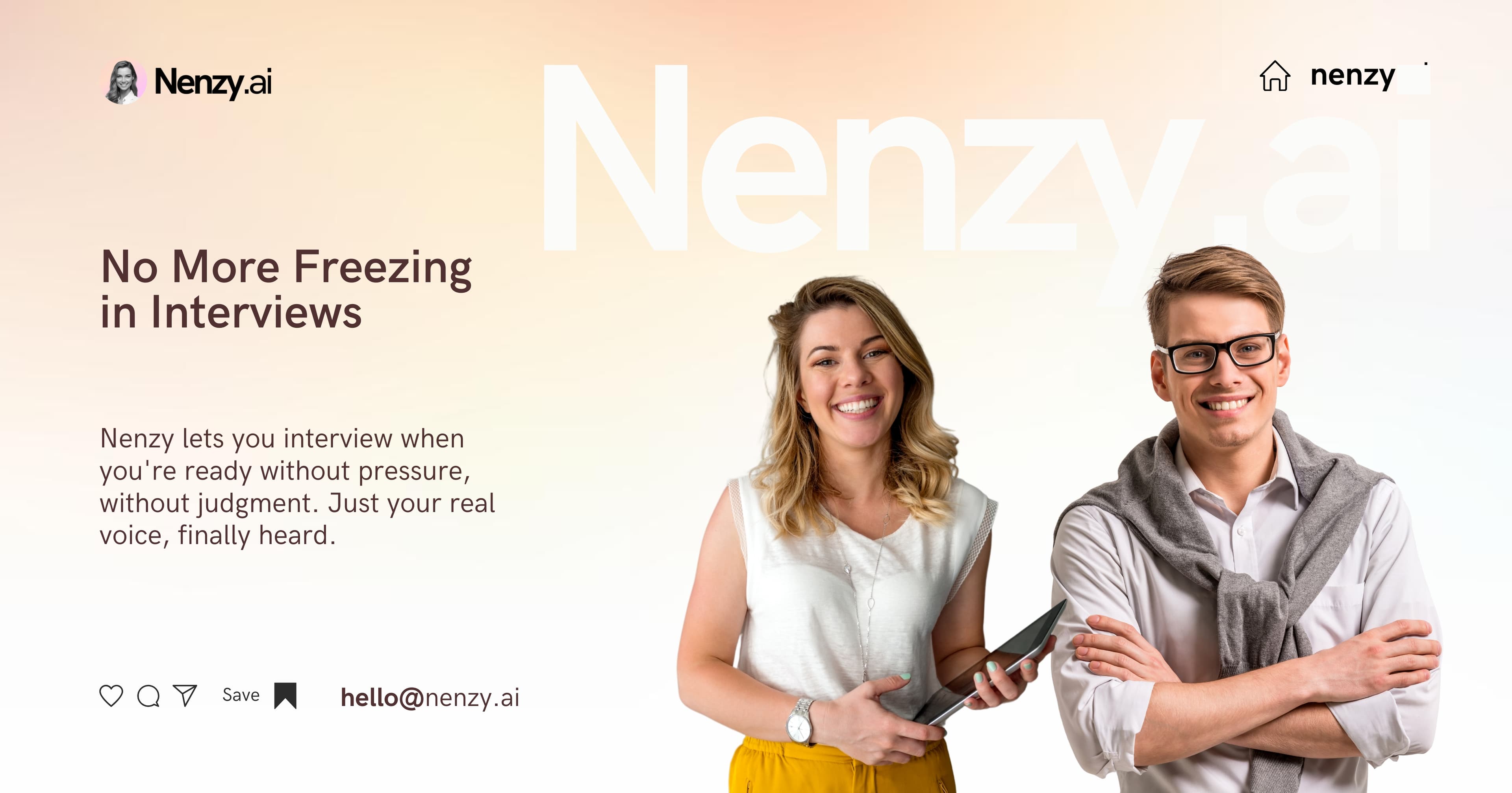 I Know the Answers… But I Freeze in Interviews” How Nenzy Helps You Perform Without Pressure